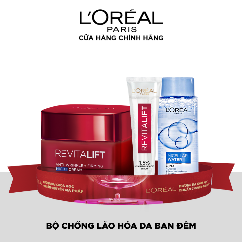 Kem Chống Lão Hóa Bundle Đêm 50Ml + Ha Sr7.5 + Mcl30
