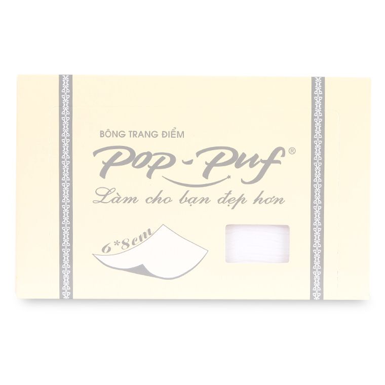 Bông Trang Điểm Poppuf 6x8cm 50 Miếng