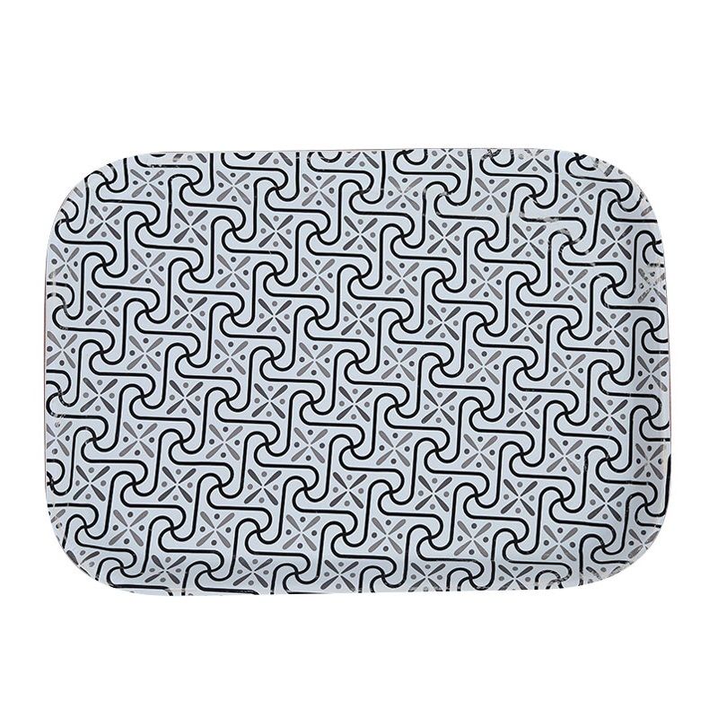 KHAY CHỐNG TRƯƠT HOA VĂN CHỮ NHẬT 25.5*35.5CM