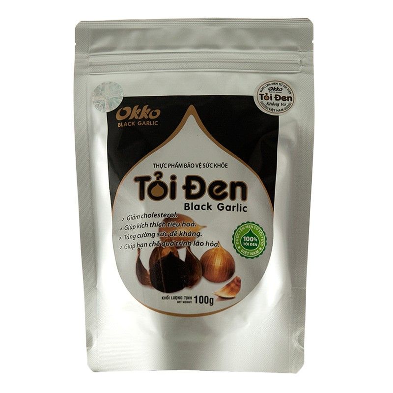 Tỏi Đen Okko Không Vỏ - Túi 100g