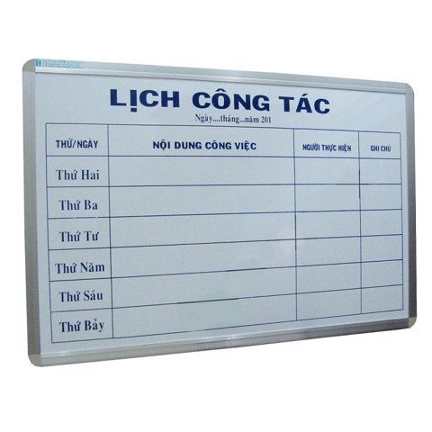 Bảng Lịch Công Tác 60x100cm