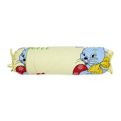 Gối Ôm Bèo Cotton Hoa Hometex 25 x 80cm