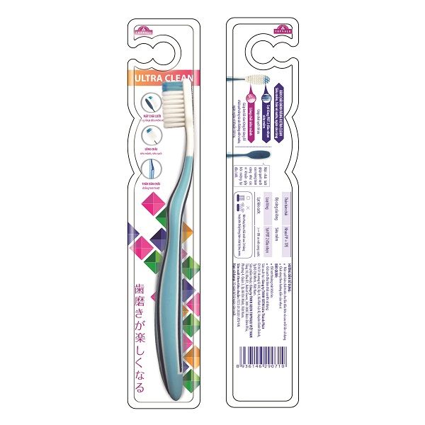 Bàn Chải Đánh Răng Ultra Clean Topvalu (Giao Màu Ngẫu Nhiên)