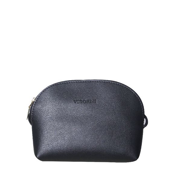 Túi Con Sò Màu Đen Da Rắn Verchini TFV02 (Store 1001)