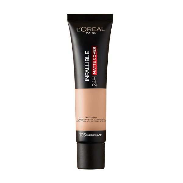 Kem Nền L'Oreal Lâu Trôi Infallible 24H Matte Cover #103 Natural Buff 35ml (Store 5871,5873)