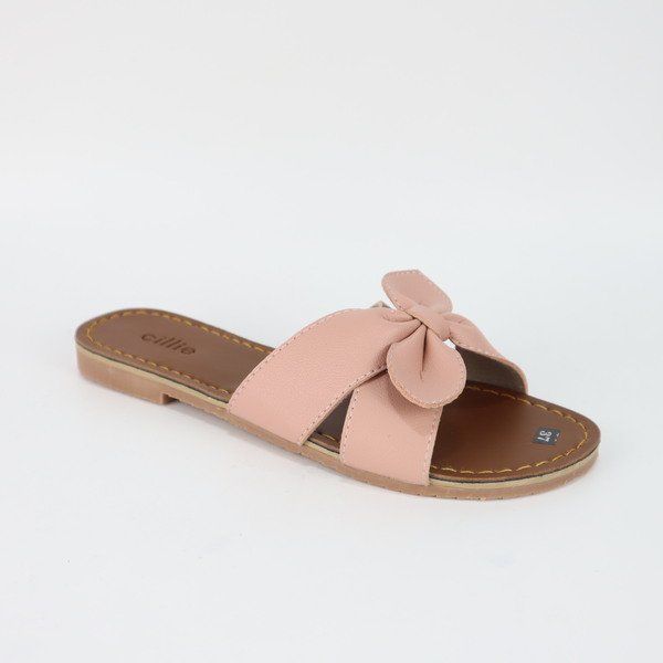 Dép Nơ Đế Bệt Màu Hồng Cillie 2004 (Store 5703)