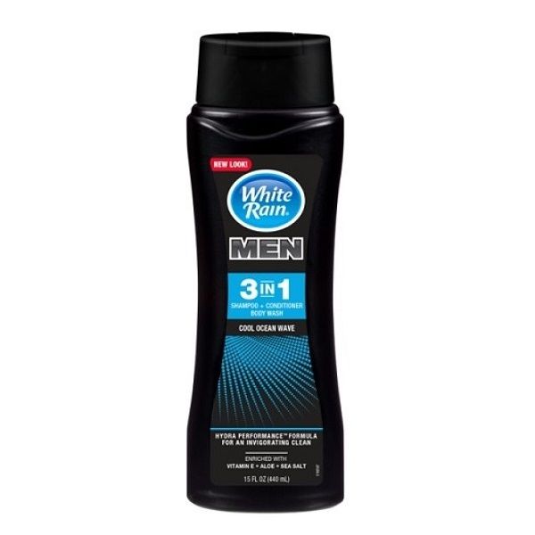 Sữa Tắm Gội White Rain For Men 3-In-1 Cool Ocean Wave 443ml