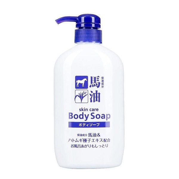Sữa Tắm Hatomugi & Dầu Ngựa Cosme Station Horse Oil & Hatomugi Body Soap 600ml