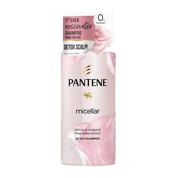Dầu Gội Pantene Micellar Detox & Hydrate Rose 300ml