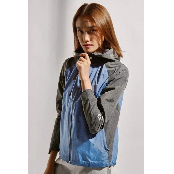 Áo Khoác Dù Trượt Nước Phối Màu Xanh Dương Couple TX 1011