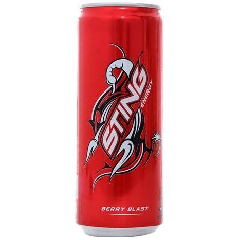 Nước Tăng Lực Sting Red Sleek Can - 330ml