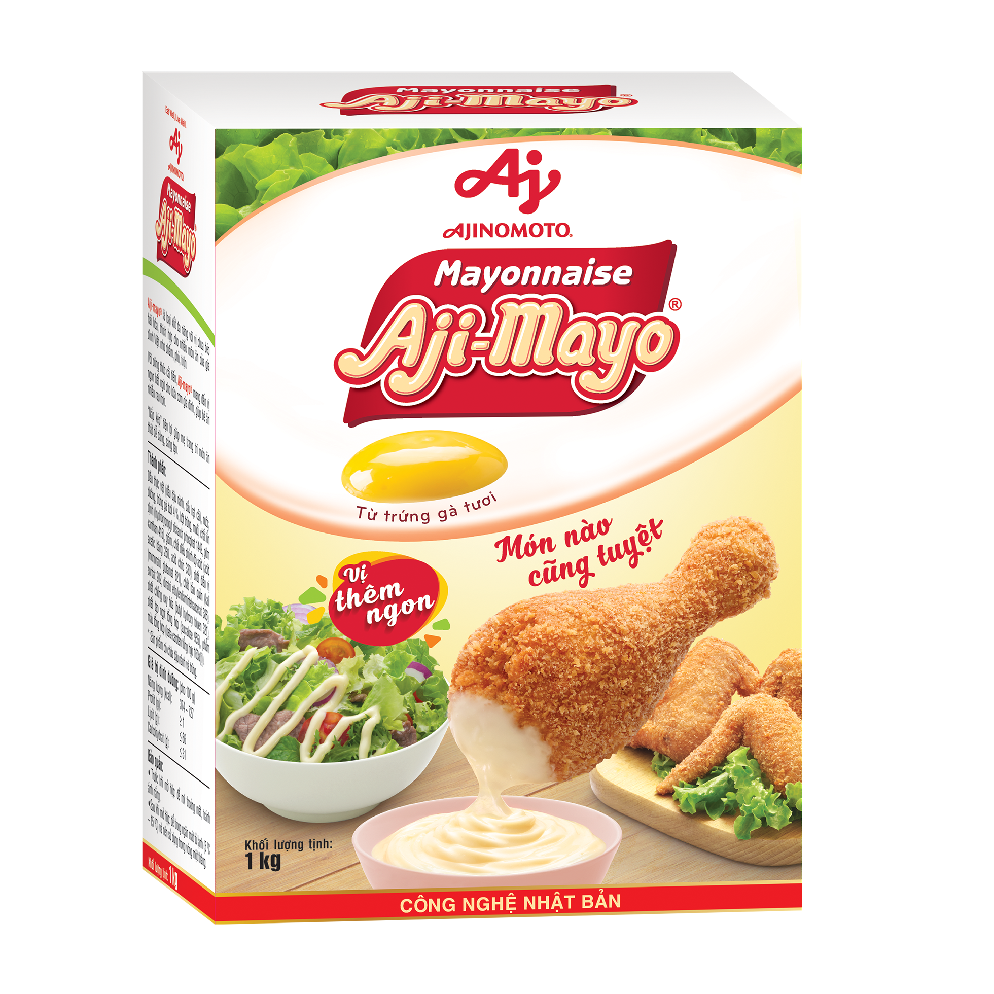 Xốt Mayonnaise Aji-Mayo 1kg Hộp
