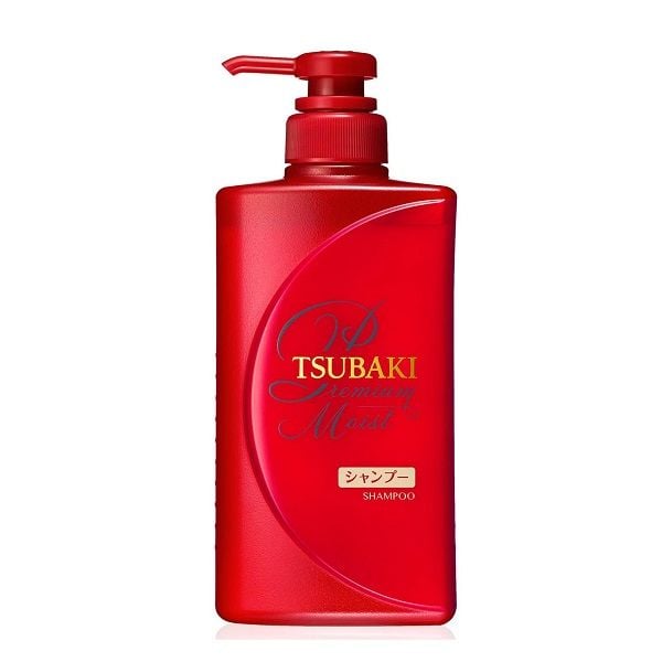 Dầu Gội Tsubaki Premium Dưỡng Tóc Bóng Mượt 490ml