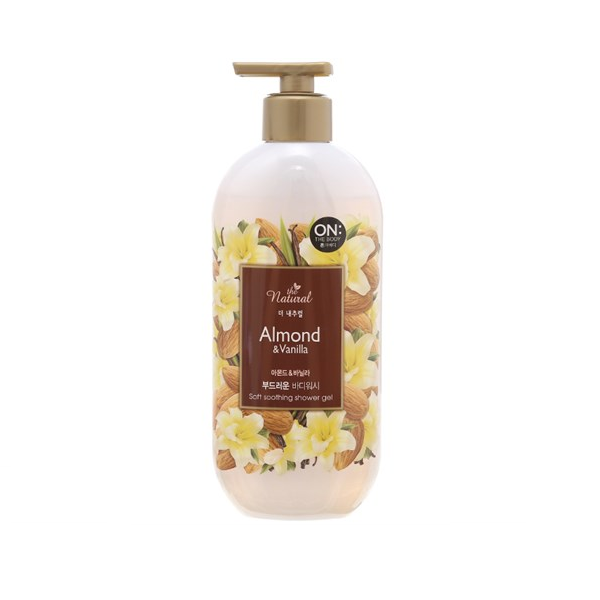 Sữa Tắm On The Body Natural Almond & Vanilla 500g