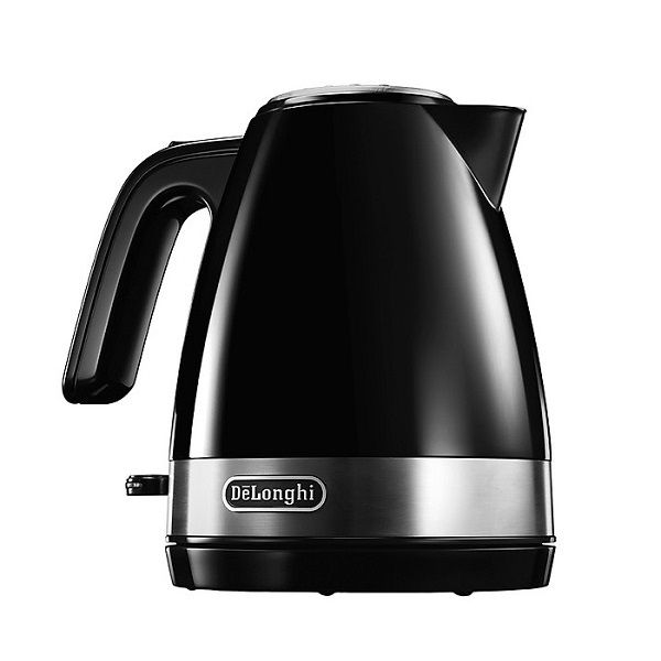 Ấm Đun Nước Inox Delonghi 1L KBLA2000 Đen
