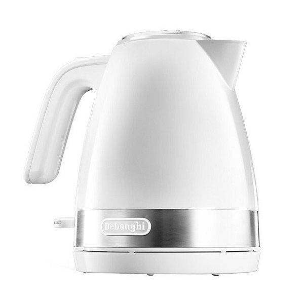 Ấm Đun Nước Inox Delonghi 1L KBLA2000 Trắng