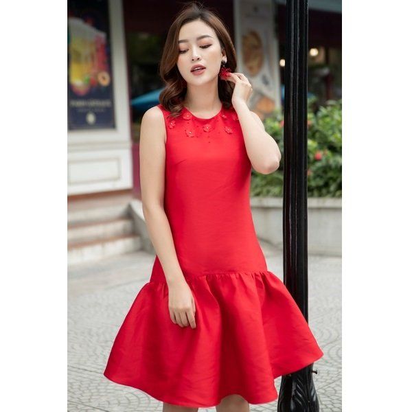 Đầm Sát Nách Tapta Hoa Fale Charmilles