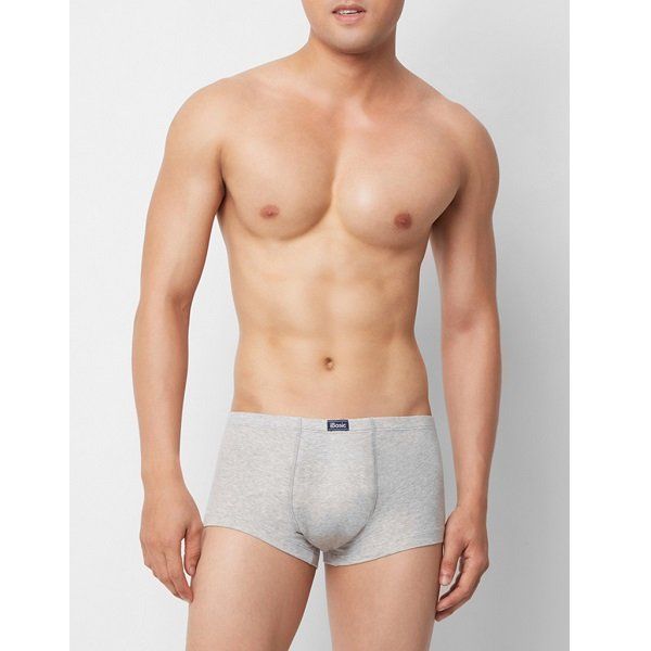 Quần Nam Màu Xám Melange iBasic PANM012 (Store 5703)