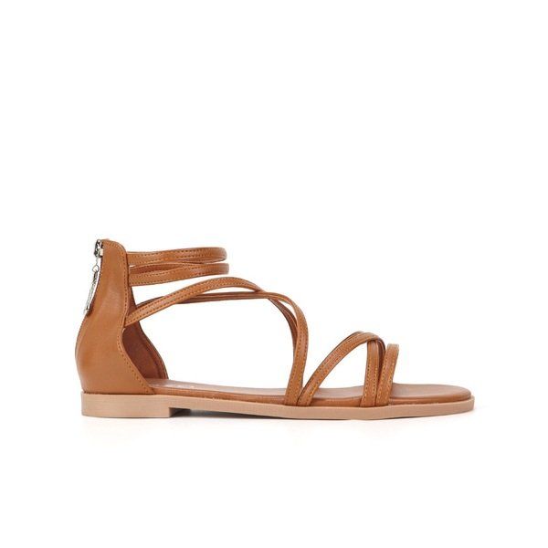Giày Sandal Chiến Binh Màu Bò Cillie M041 (Store 5703)