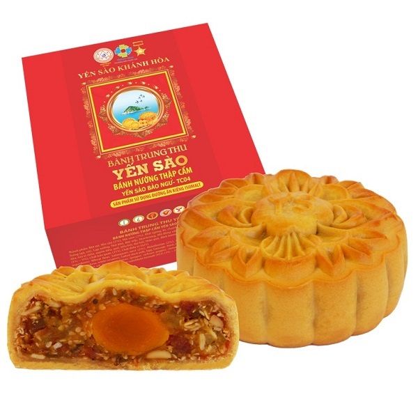 Bánh Trung Thu Yến Sào Sanest Khánh Hòa Thập Cẩm Bào Ngư 200g