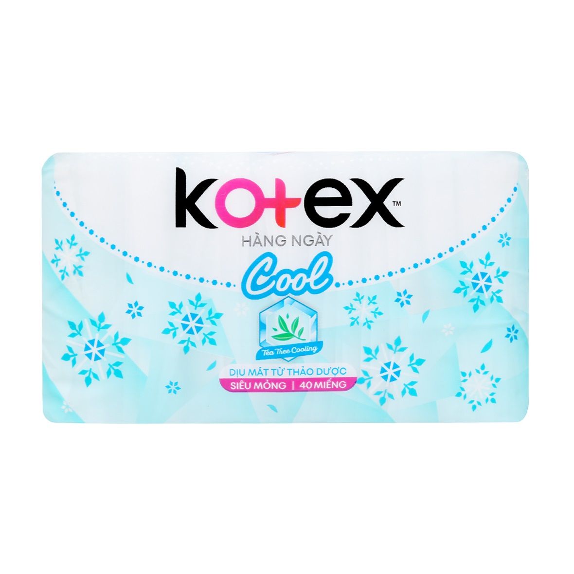 Băng Vệ Sinh Kotex Hàng Ngày Cool Siêu Mỏng 40m