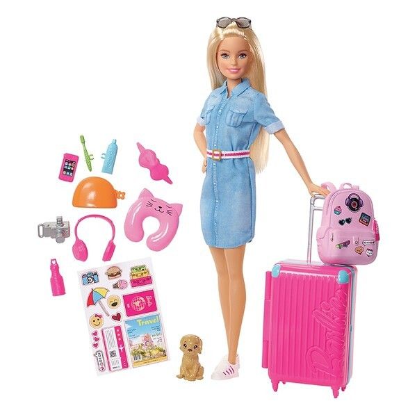 Thời Trang Du Lịch Của Barbie Barbie FWV25