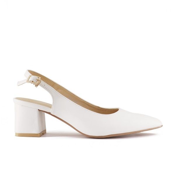 Giày Cao Gót Nữ Màu White Bata 761-1275 (Store 5703)