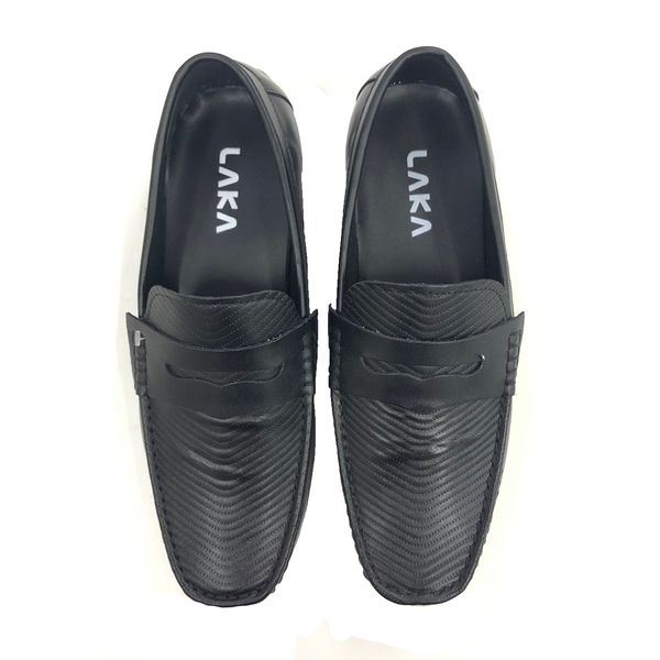 Giày Tây Nam Màu Đen Laka GLK0196 Size 43