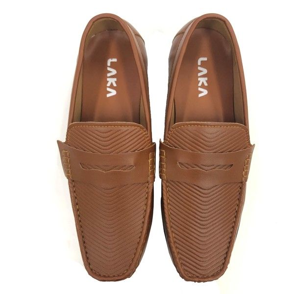 Giày Tây Nam Màu Nâu Laka GLK0196 Size 41