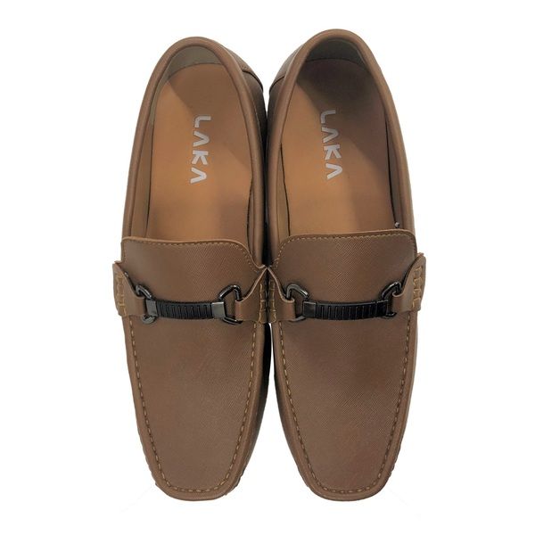 Giày Tây Nam Màu Nâu Laka GLK0198 Size 43