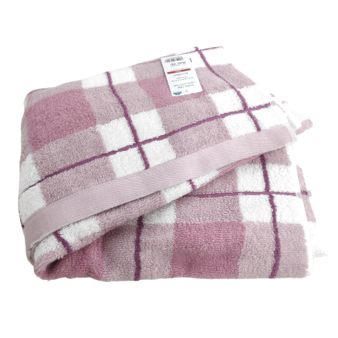 Khăn Tắm Cotton Home Coordy BGCHECK Bt Pn 60x120 266,4g