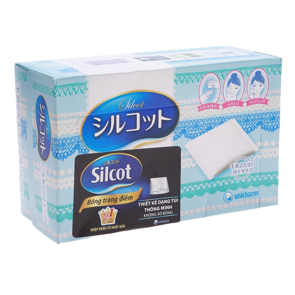 Bông Trang Điểm Silcot - Hộp 82 Miếng