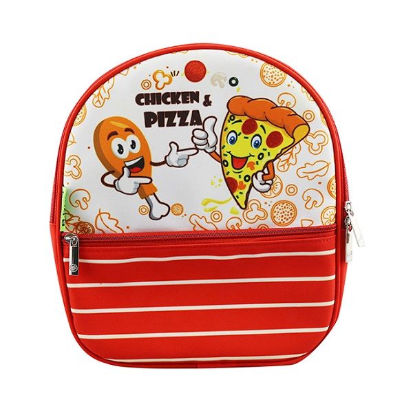 Balo Mẫu Giáo B.bag Wonderland - Pizza B-12-057 Màu Đỏ Cam