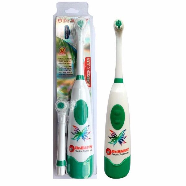 Bàn Chải Đánh Răng Điện Dr.Happy (Giao Màu Ngẫu Nhiên)