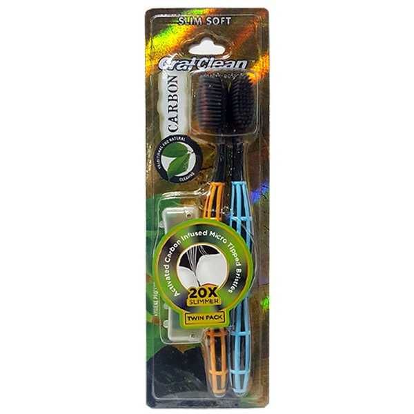Bàn Chải Đánh Răng Oral Clean Carbon - Vĩ 2 Cây
