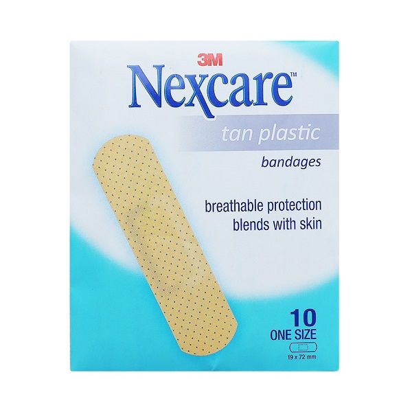 Băng Cá Nhân 3M Nexcare Màu Đục 10 Miếng