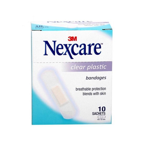 Băng Cá Nhân 3M Nexcare Trong Suốt 10 Miếng