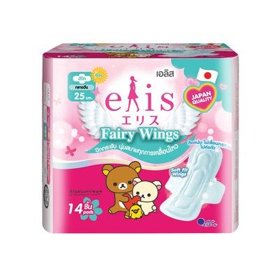Băng Vệ Sinh Elis Fairy Wings Siêu Thấm Cánh 25cm - 14 Miếng