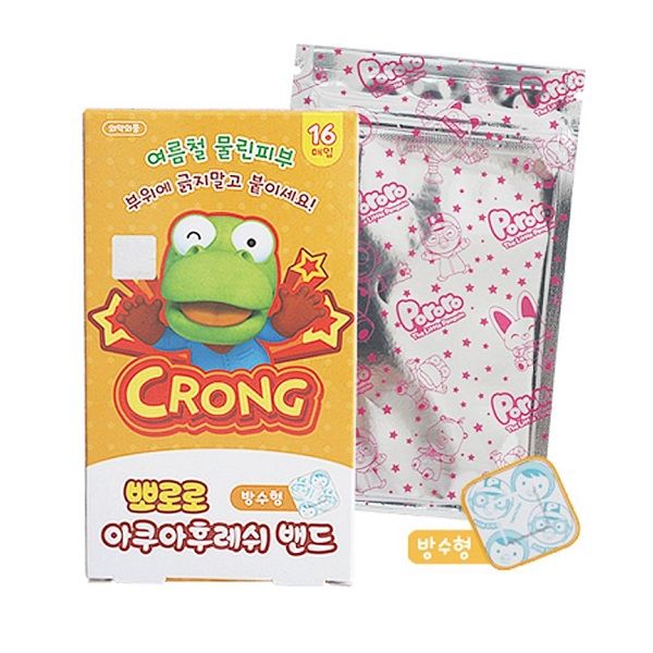 Băng Keo Cá Nhân Pororo - Hộp 16 Miếng (22 x 22mm)