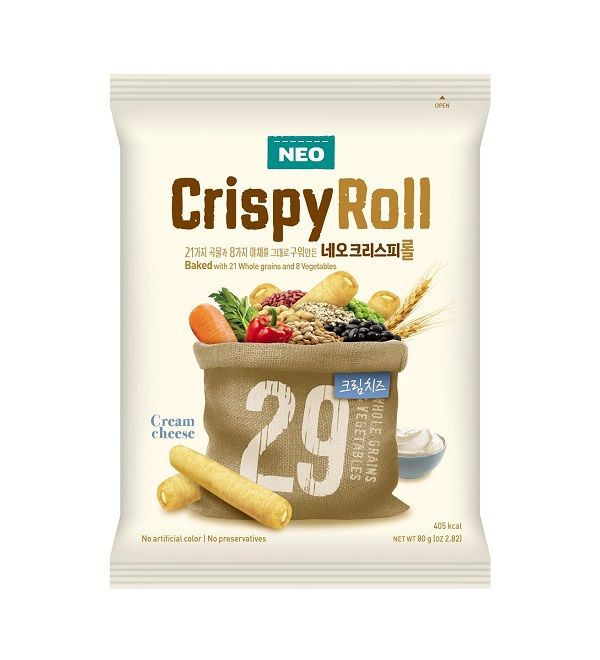 Bánh Ngũ Cốc Cuộn Kem Phô Mai Neo Crispy Roll Cream Cheese 80g