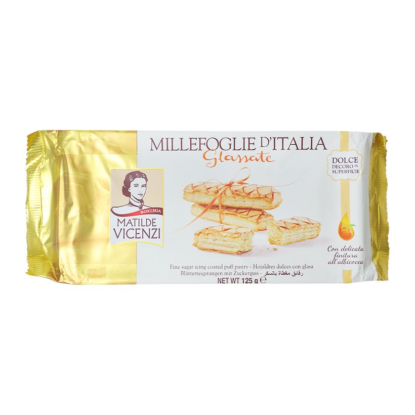 Bánh Puff Pastry Phủ Đường Glassate 125g