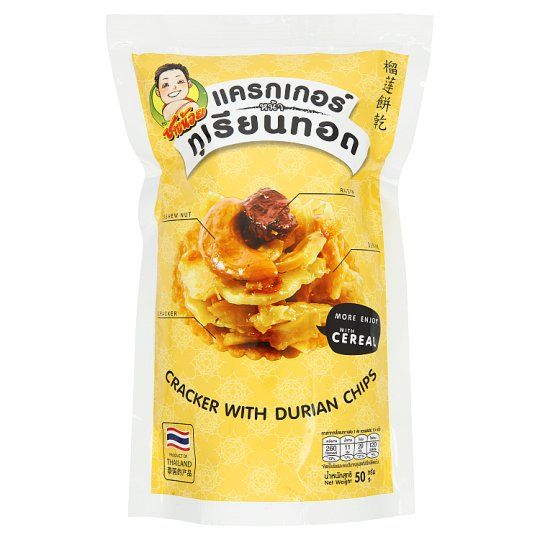 Bánh Quy Giòn Lát Mỏng Vị Sầu Riêng 50g