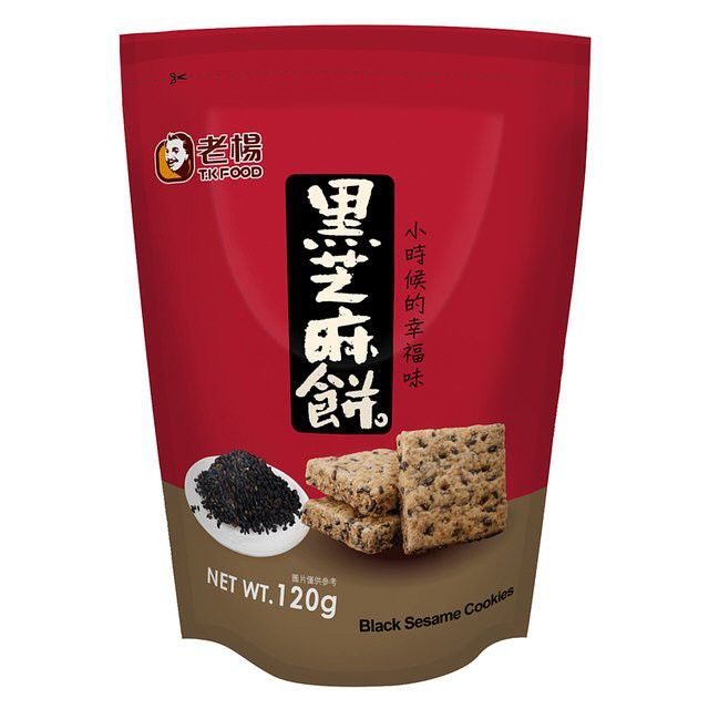 Bánh Quy Mè Đen T.K Food 120g