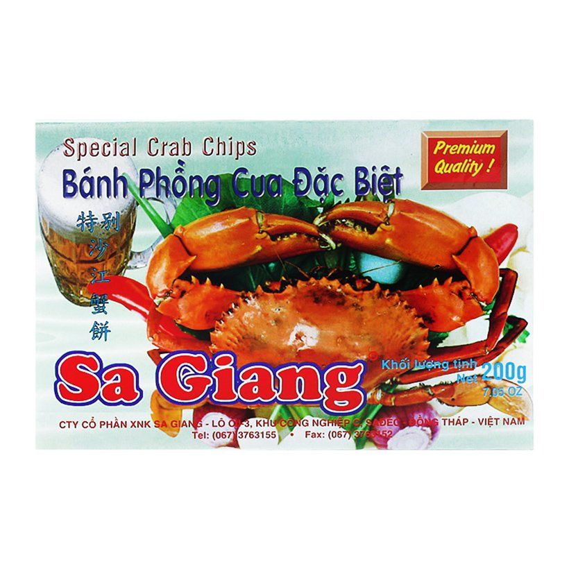 Bánh Phồng Cua Sa Giang - Gói 200g
