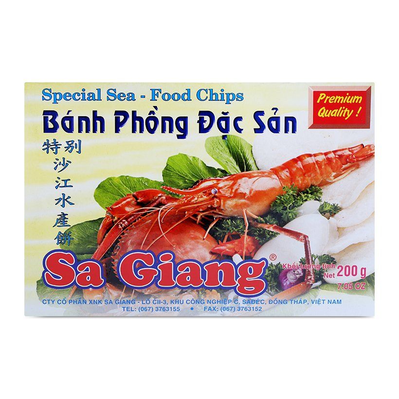 Bánh Phồng Đặc Sản Sa Giang - Gói 200g