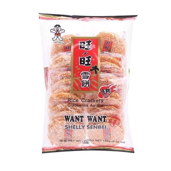 Bánh Quy Gạo Want Want Vị Cay Thơm (150g)