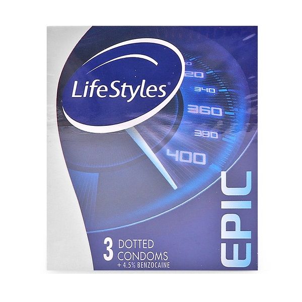 Bao Cao Su Lifestyles Epic Bùng Nổ - Hộp 3 Cái