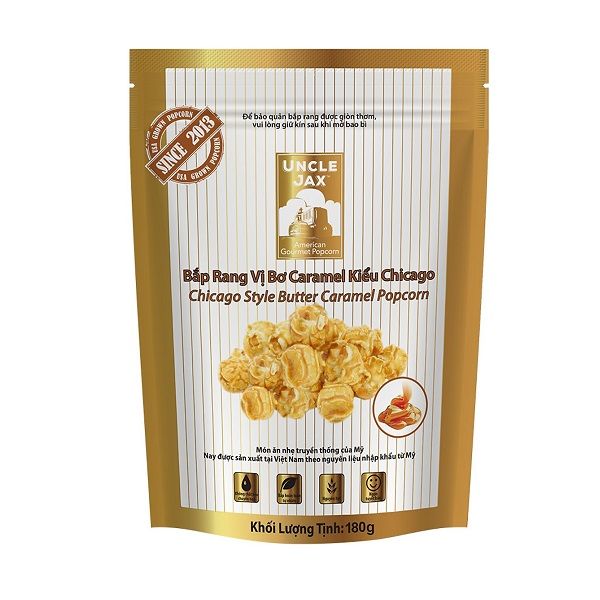 Bắp Rang Vị Bơ Caramel Chicago 180g
