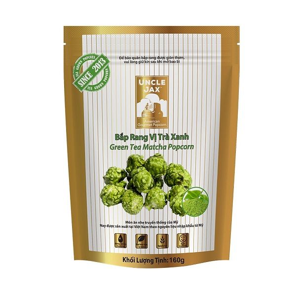Bắp Rang Vị Trà Xanh Uncle Jax 160g