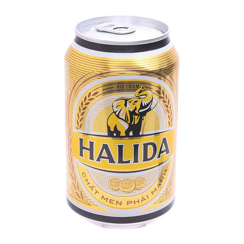Bia Halida Lon 330ml